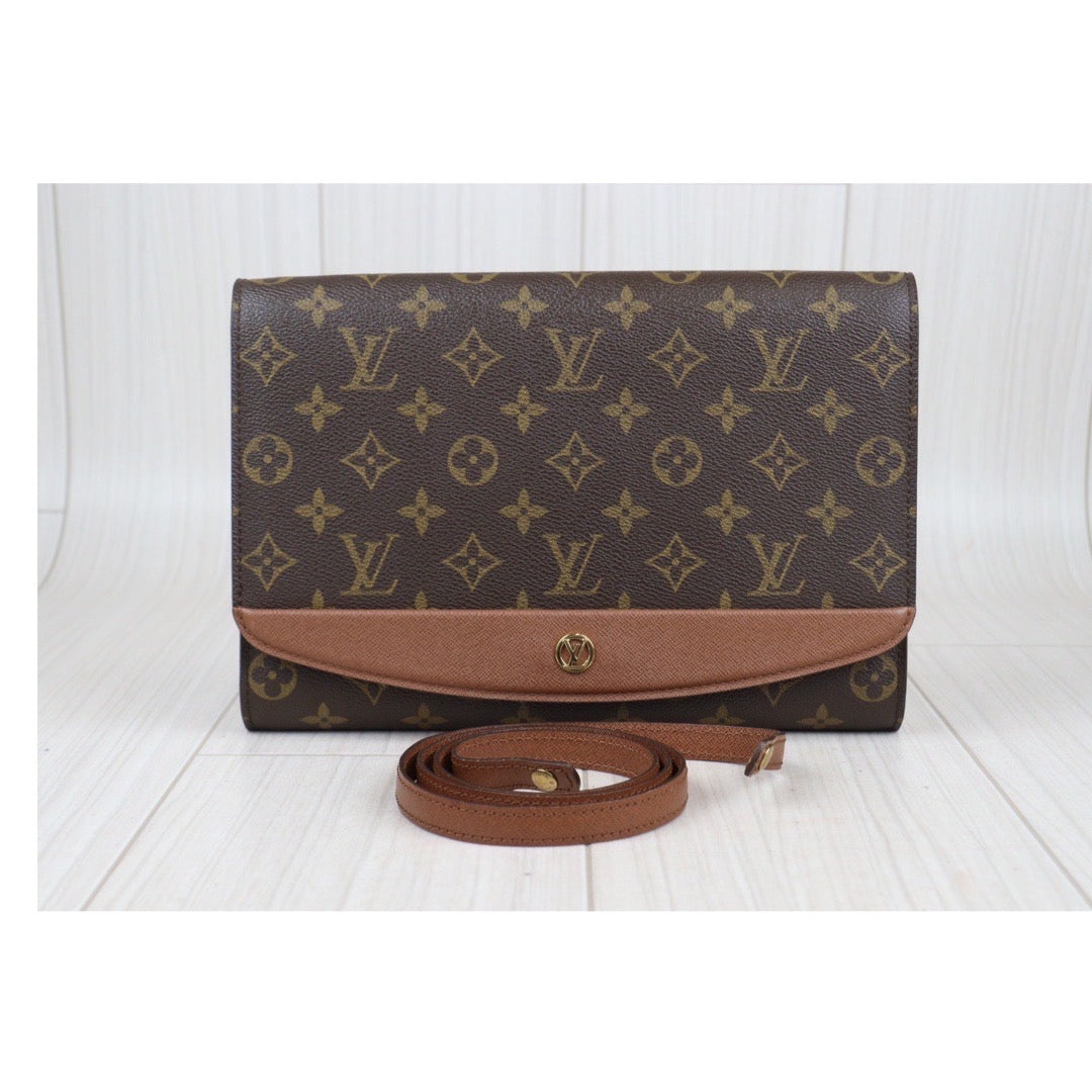 Rank A ｜ LV Monogram Bordeaux GM Shoulder Bag ｜23110209