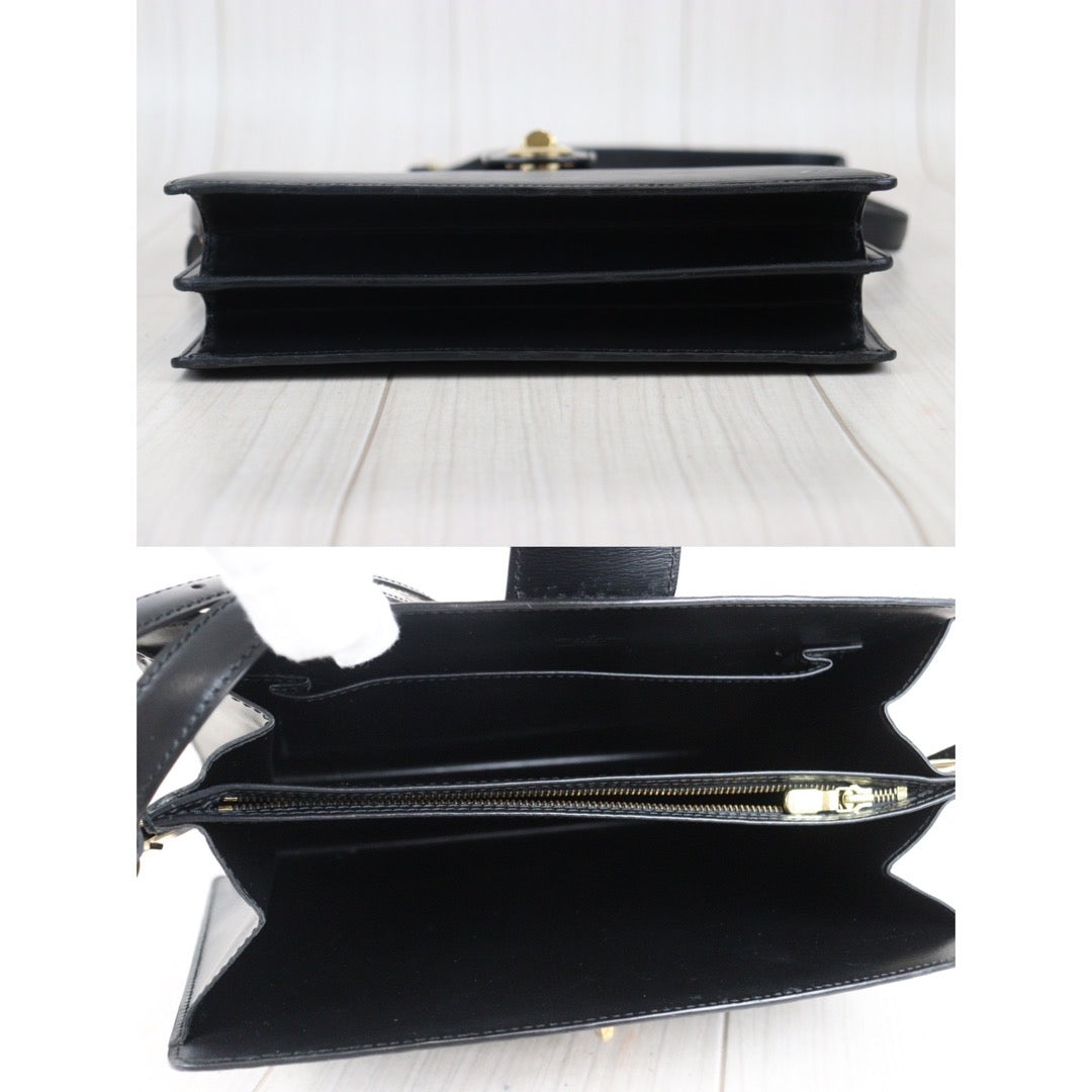 Rank A｜ LV Epi Shoulder Bag Black｜23090901