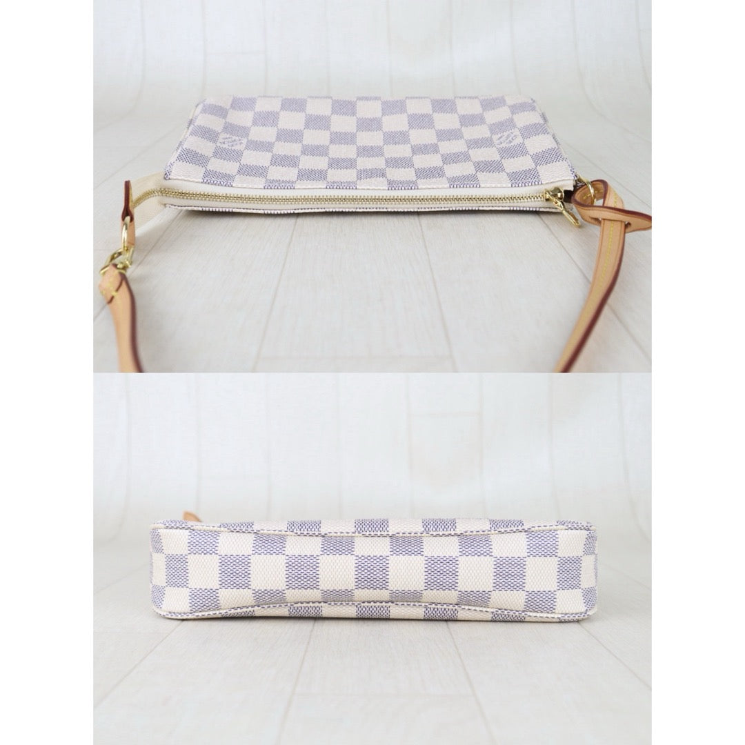 Include Entrupy Certificate of Authenticity｜Very Good ( Rank A)｜Louis Vuitton Azul Pochette Accessoires IC Chips Model｜S26072521