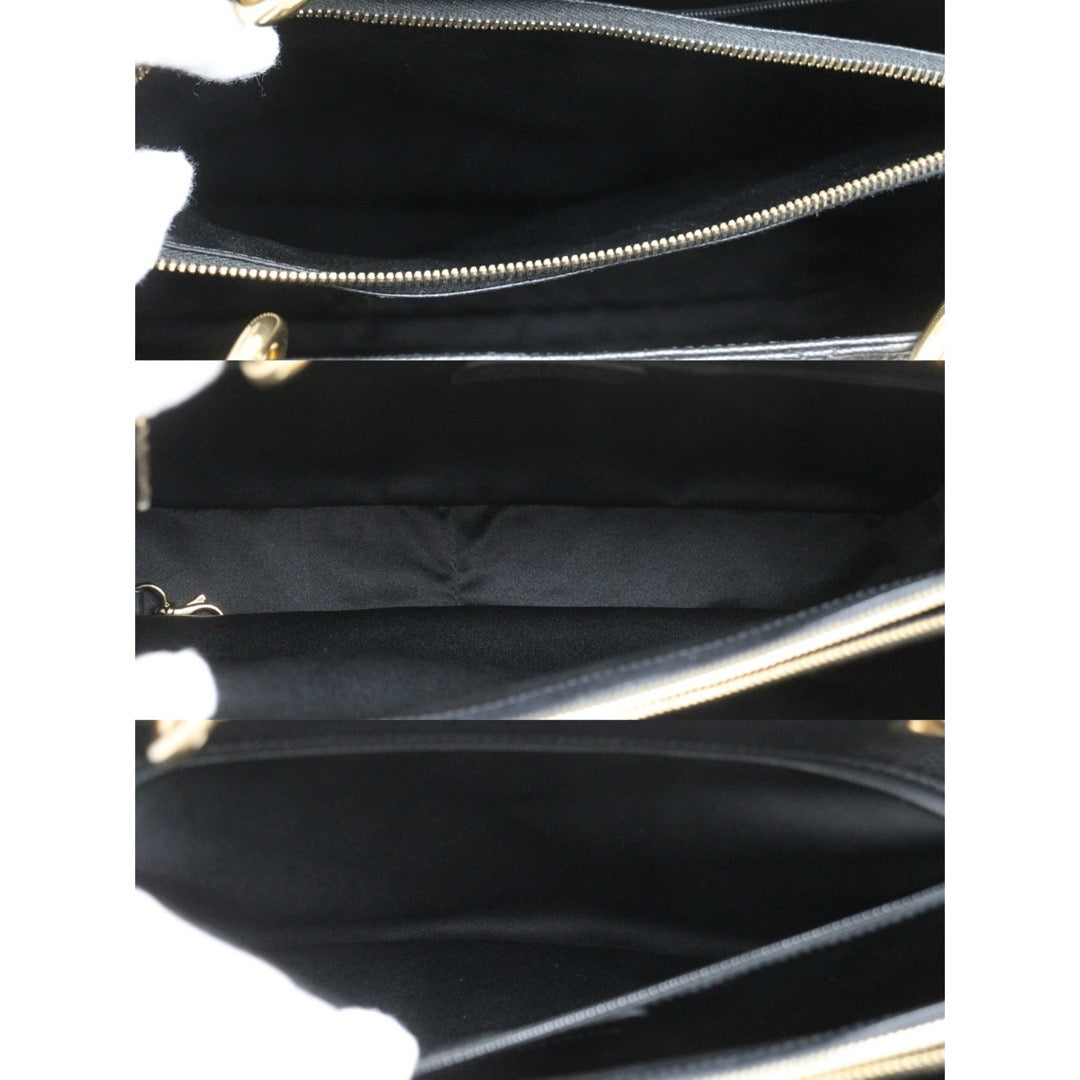 Very Good ( Rank A) ｜ CHANEL Caviar Skin Matrasse Chain GST Tote Bag  Black  Made In 2013-2014Year｜S26020104