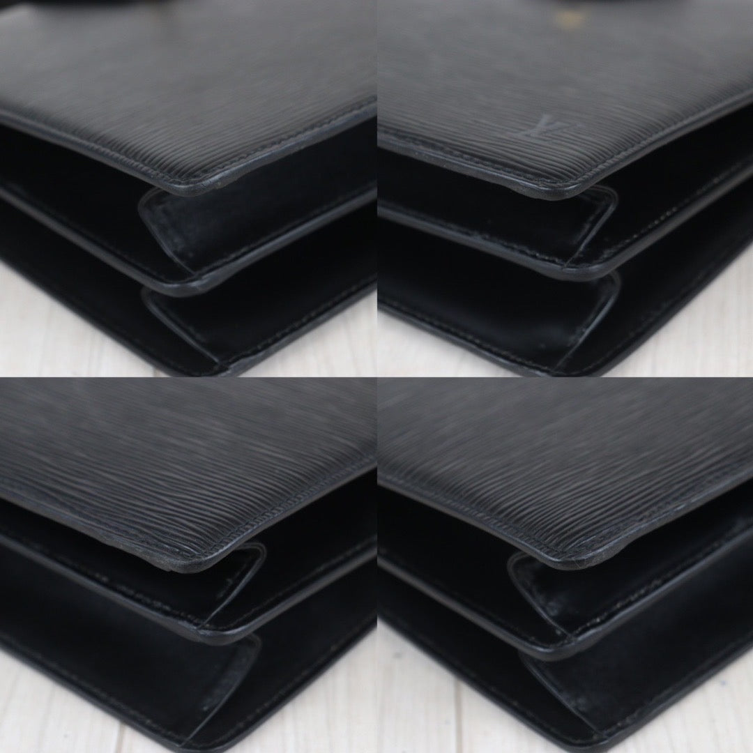 Rank A｜ LV Epi Shoulder Bag Black｜23090901