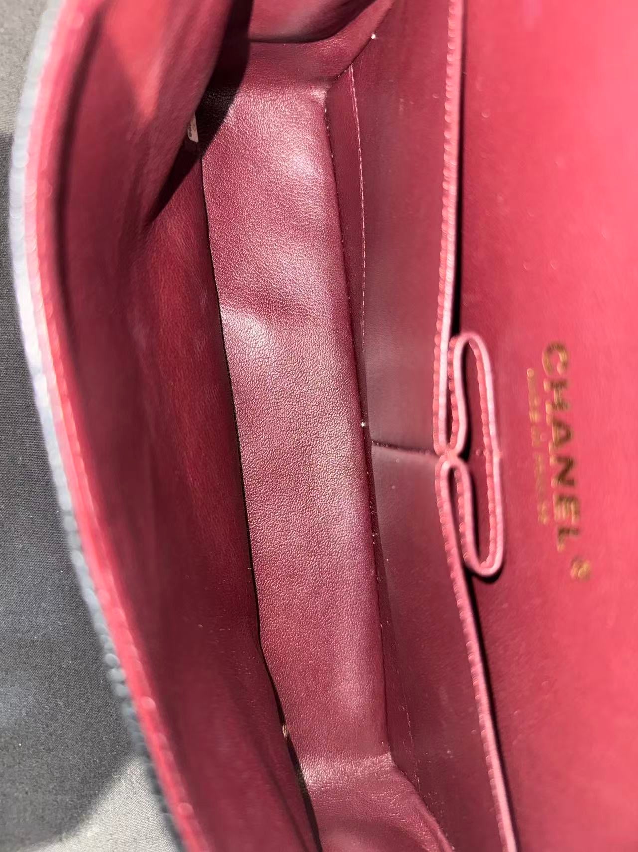 Include Entrupy Certificate of Authenticity｜Very Good ( Rank A)｜CHANEL Caviar Skin Matrasse Chain Double Flap 25 Shoulder Bag Black