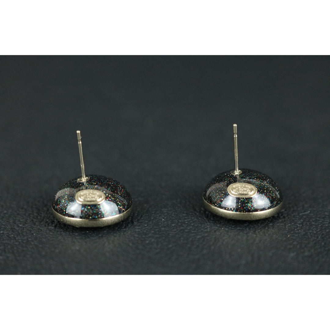 Very Good ( Rank A) ｜ CHANEL C23P Coco Mark  Rhinestone Golden  Earrings Made In 2023Year｜S26013103