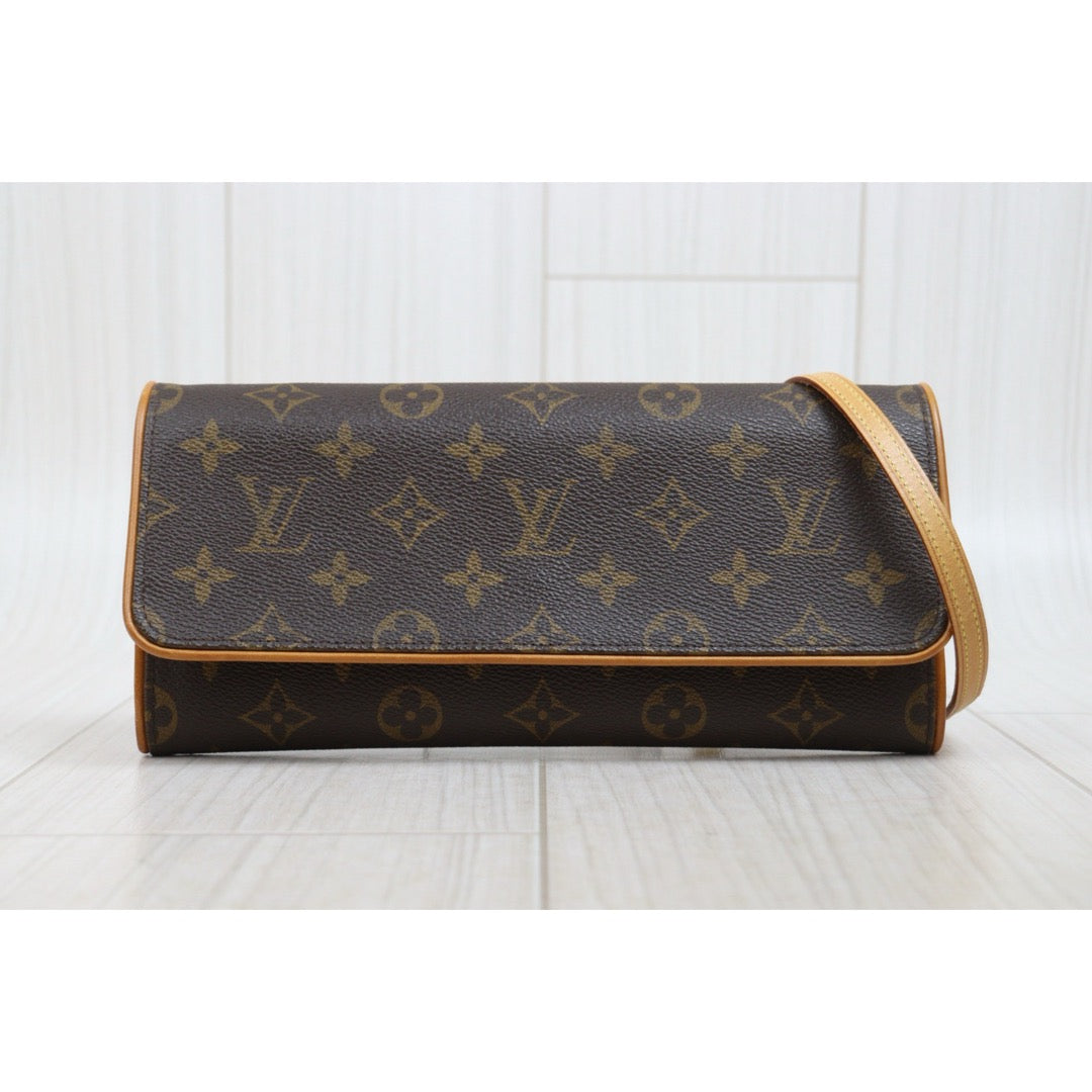 Include Entrupy Certificate of Authenticity｜Good ( Rank AB)｜ Louis Vuitton Monogram Pochette Twin GM Shoulder Bag｜26042001