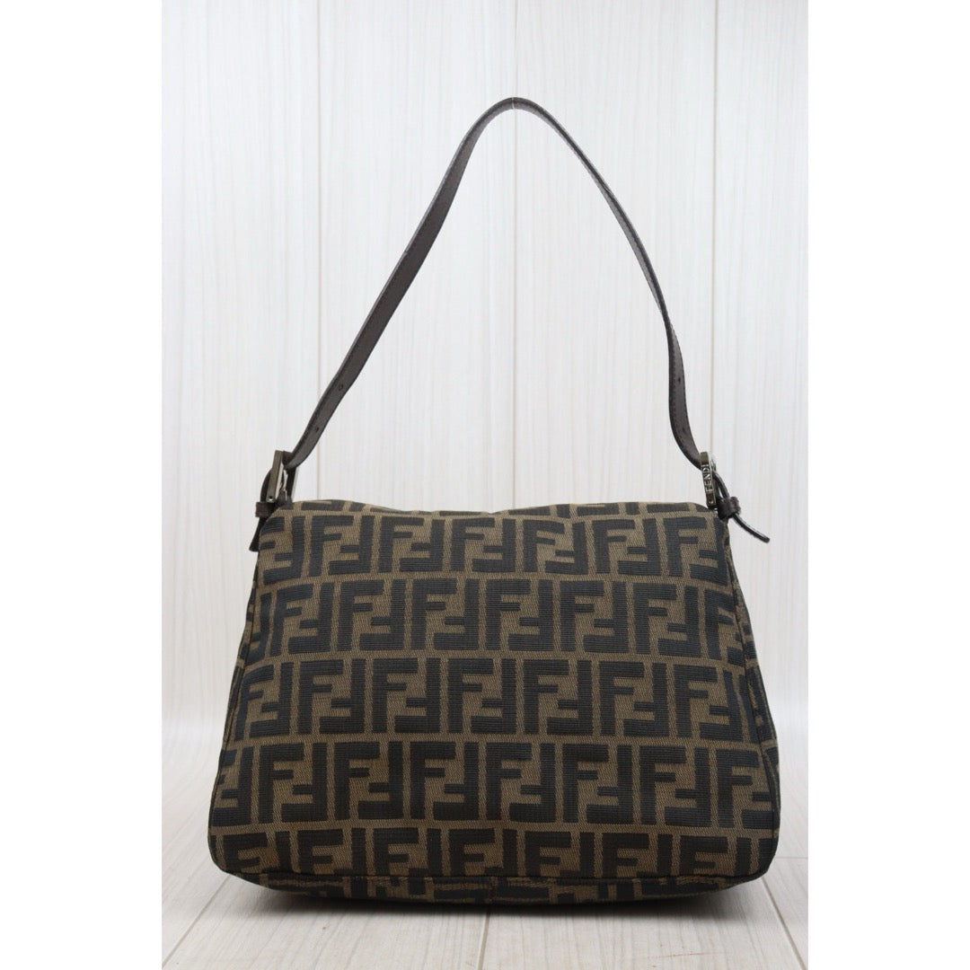 Good ( Rank AB)｜ FENDI Zucca Mamma Baguette Shoulder Bag｜25082206