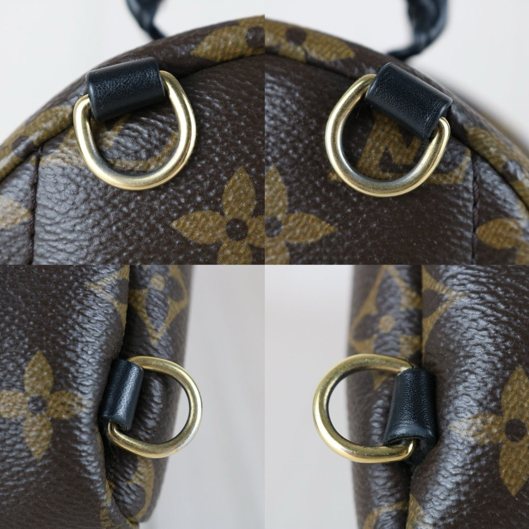 Very Good ( Rank A) ｜  LV Monogram Coated Canvas Mini Palm Springs Backpack｜S25061003