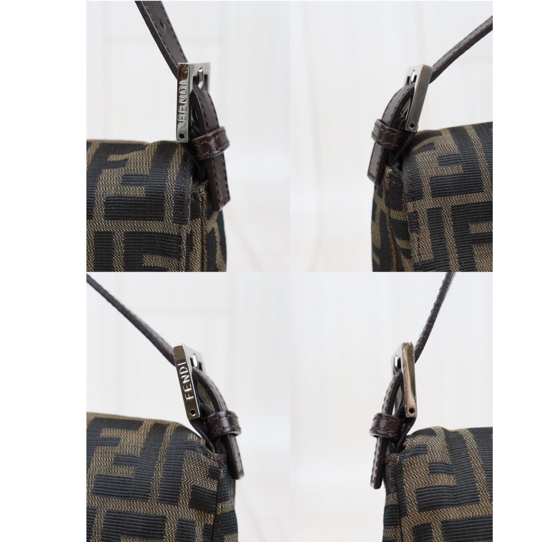 Rank AB｜ FENDI Zucca Mamma Baguette Shoulder Bag ｜23110801