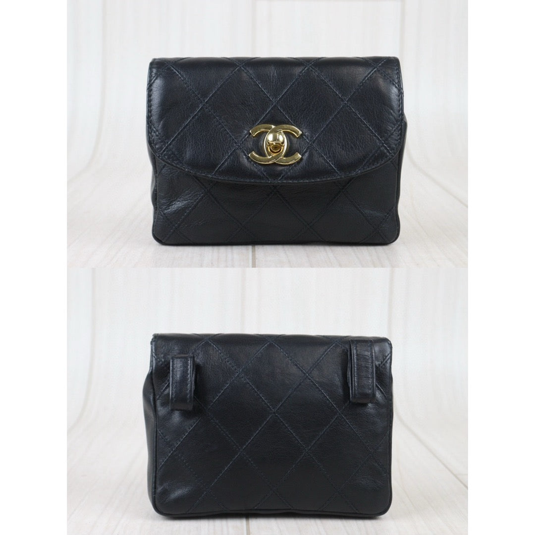 Very Good ( Rank A)｜ CHANEL  Matrasse Lambskin Waist Bag ｜24090516