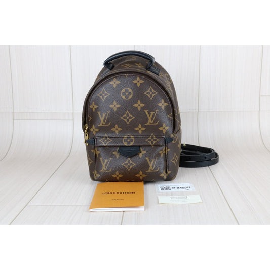Very Good ( Rank A) ｜  LV Monogram Coated Canvas Mini Palm Springs Backpack｜X25070605
