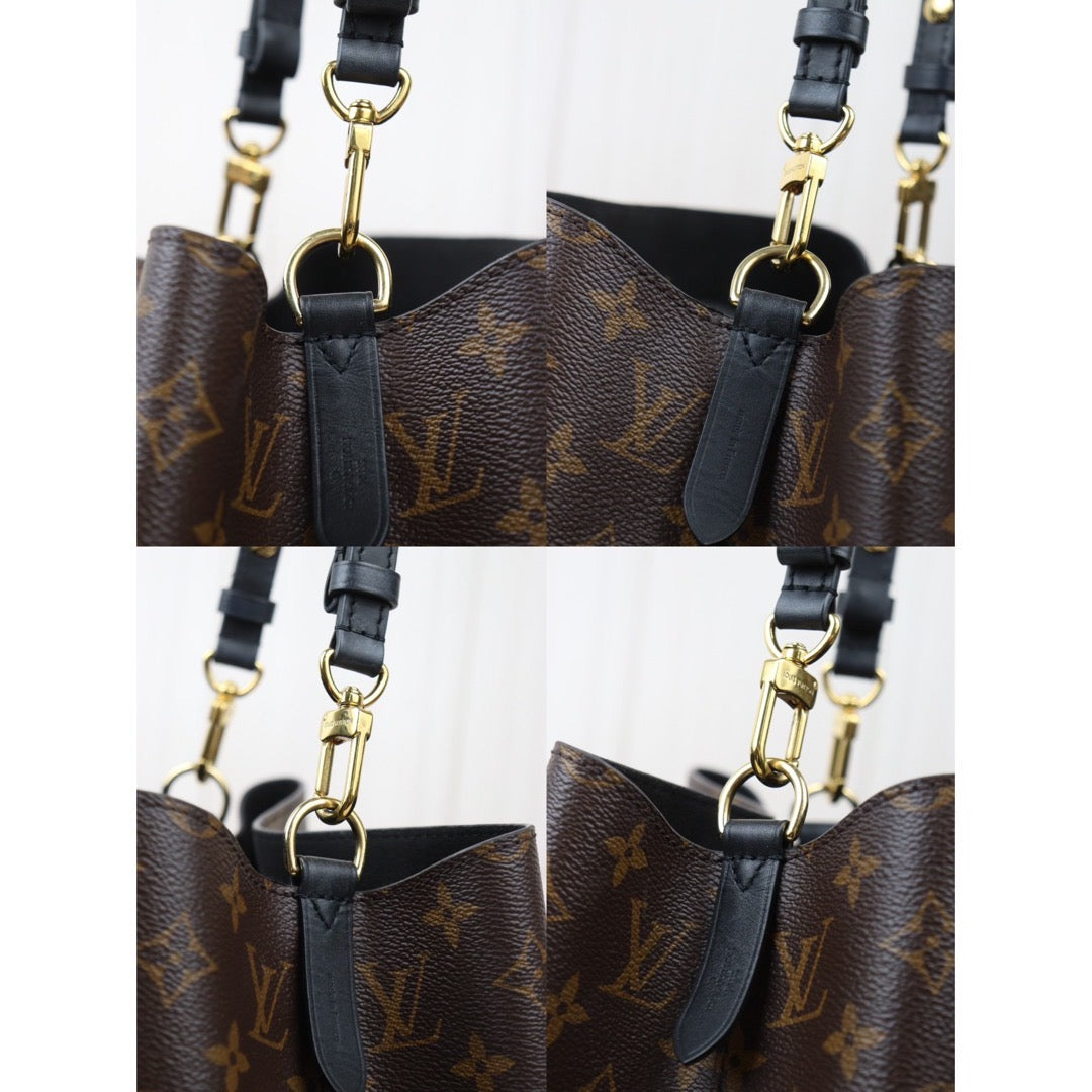 Rank A ｜ LV Monogram Shoulder Bag Black｜24062012