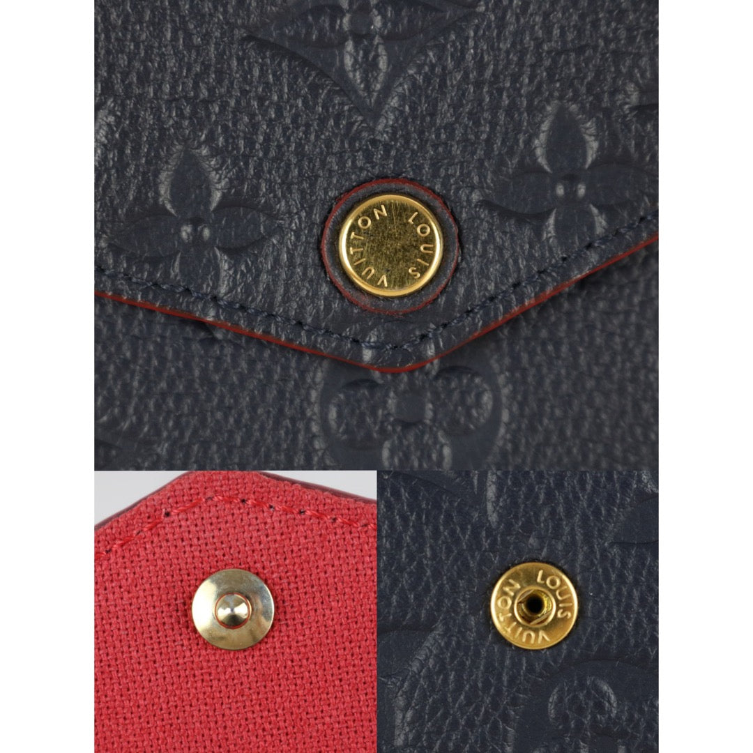 Very Good ( Rank A)｜LV Monogram Empreinte Pochette Felicie Shoulder Bag Blue｜S25112304