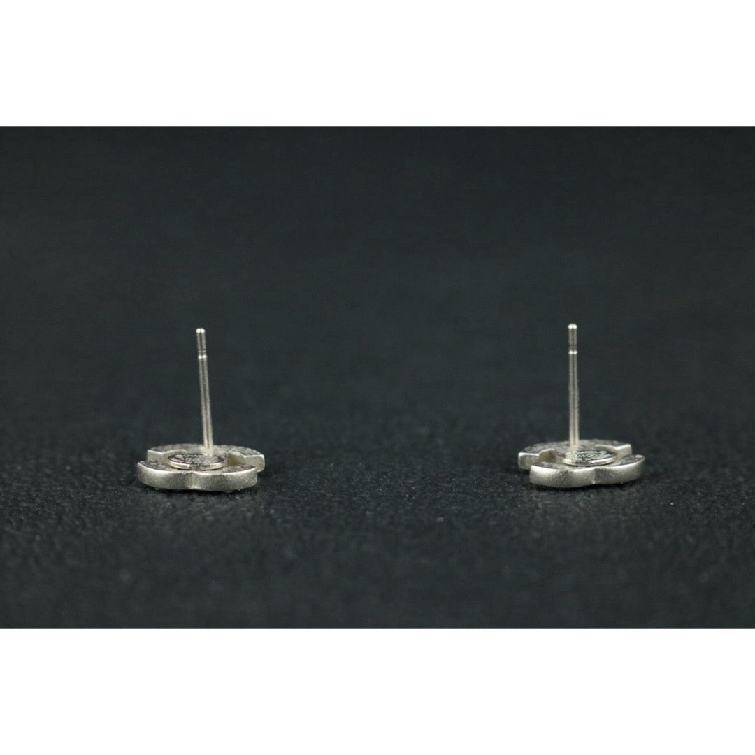 Include Authentic Detective Certificate of Authenticity｜Very Good ( Rank A)｜ CHANEL A12V COCO Mark Rhinestone Earrings Made In 2012Year｜S26050717