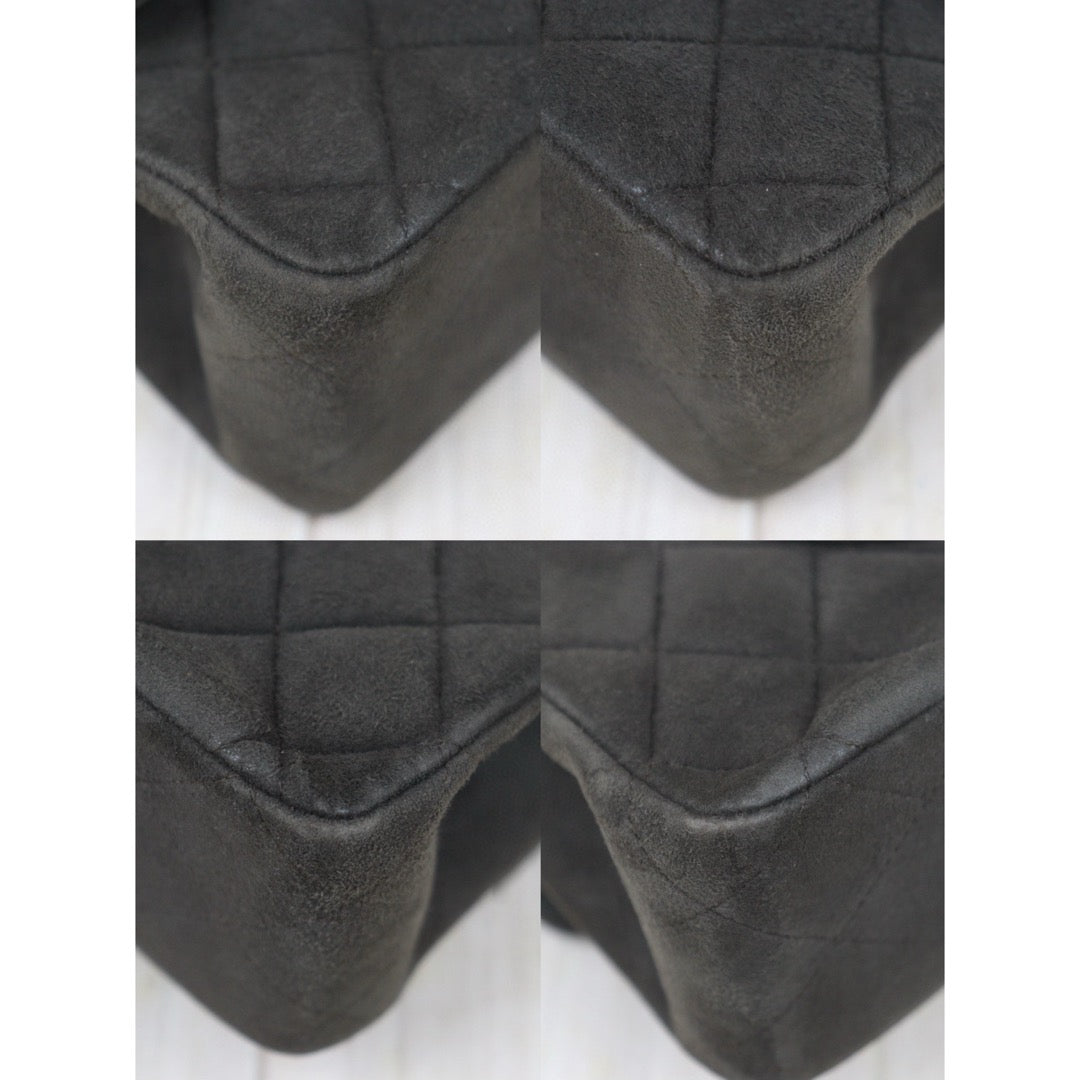 Very Good ( Rank A) ｜ CHANEL 2.55  Suede Dark  Green Shoulder Bag Made in 1997-1999 Year｜24110716