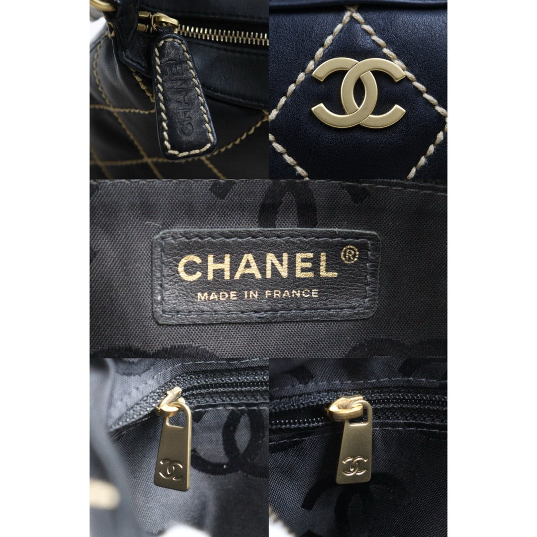 Good ( Rank AB)｜CHANEL Hobo Calf Leather Shoulder Bag  Made In 2003～2004Year｜25013105