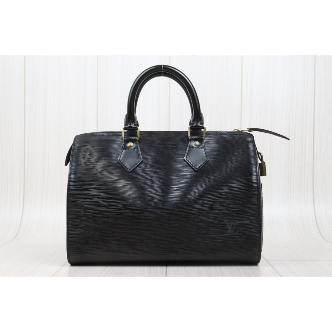 Very Good ( Rank A)｜ LV Epi Speedy 25 Hand Bag Black｜26011420