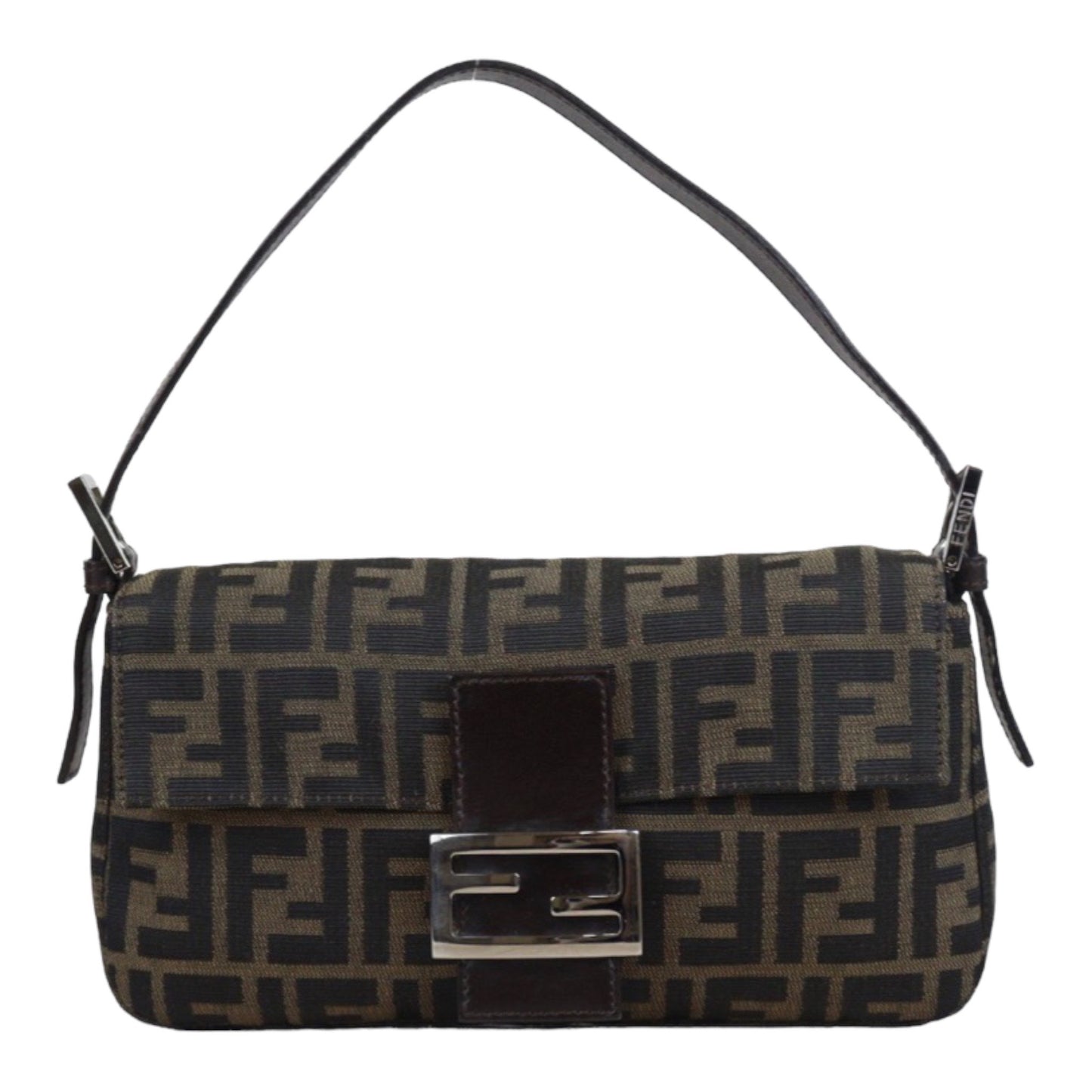 Rank A｜ FENDI Zucca Mamma Baguette Shoulder Bag ｜23092805