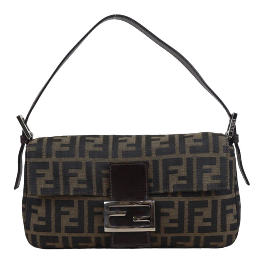 Rank A｜ FENDI Zucca Mamma Baguette Shoulder Bag ｜23092805