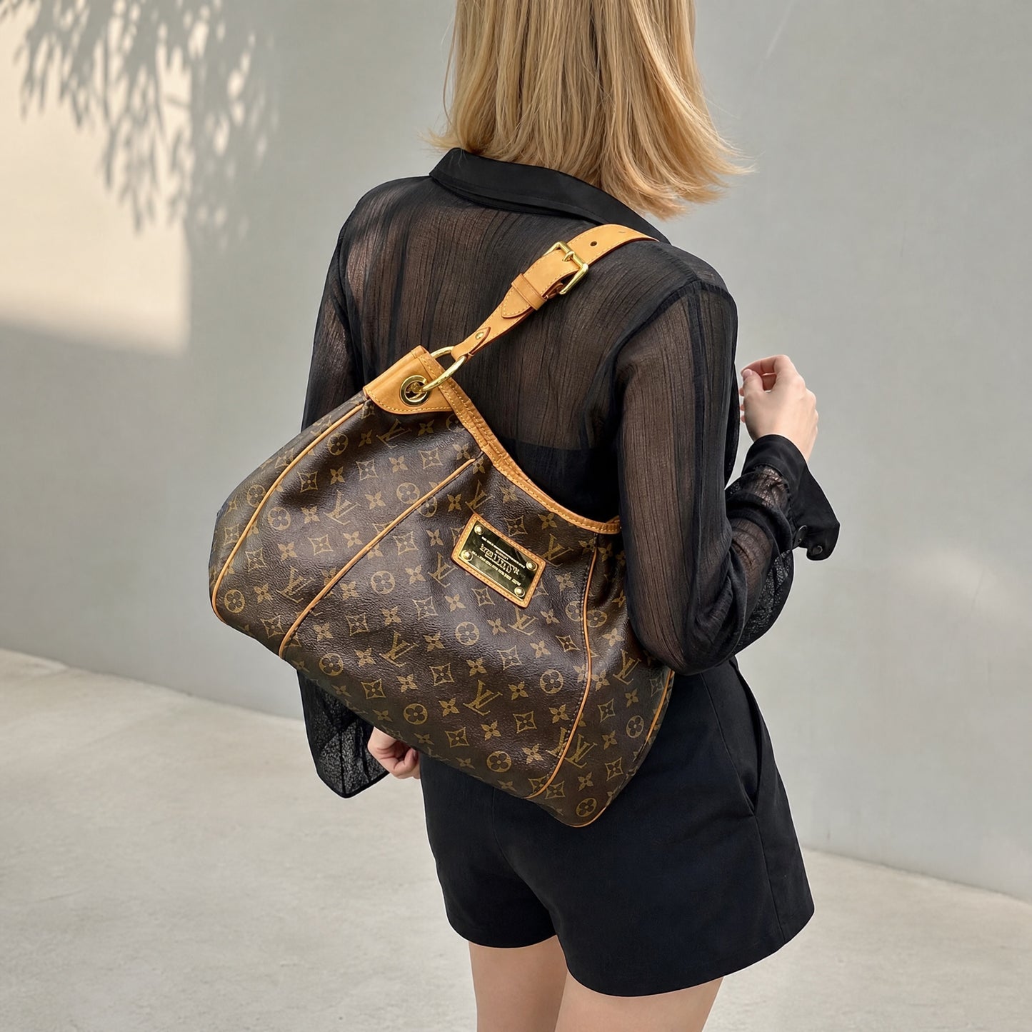 Include Entrupy Certificate of Authenticity｜Good ( Rank AB)｜LV Monogram Galliera GM ｜S26070605