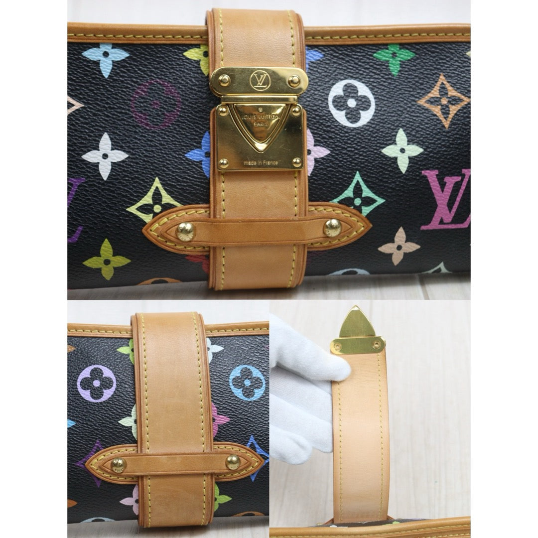 Include Entrupy Certificate of Authenticity｜Good ( Rank AB)｜  Louis Vuitton Monogram  Multicolor Shirley Clutch Hand Bag｜S26080610