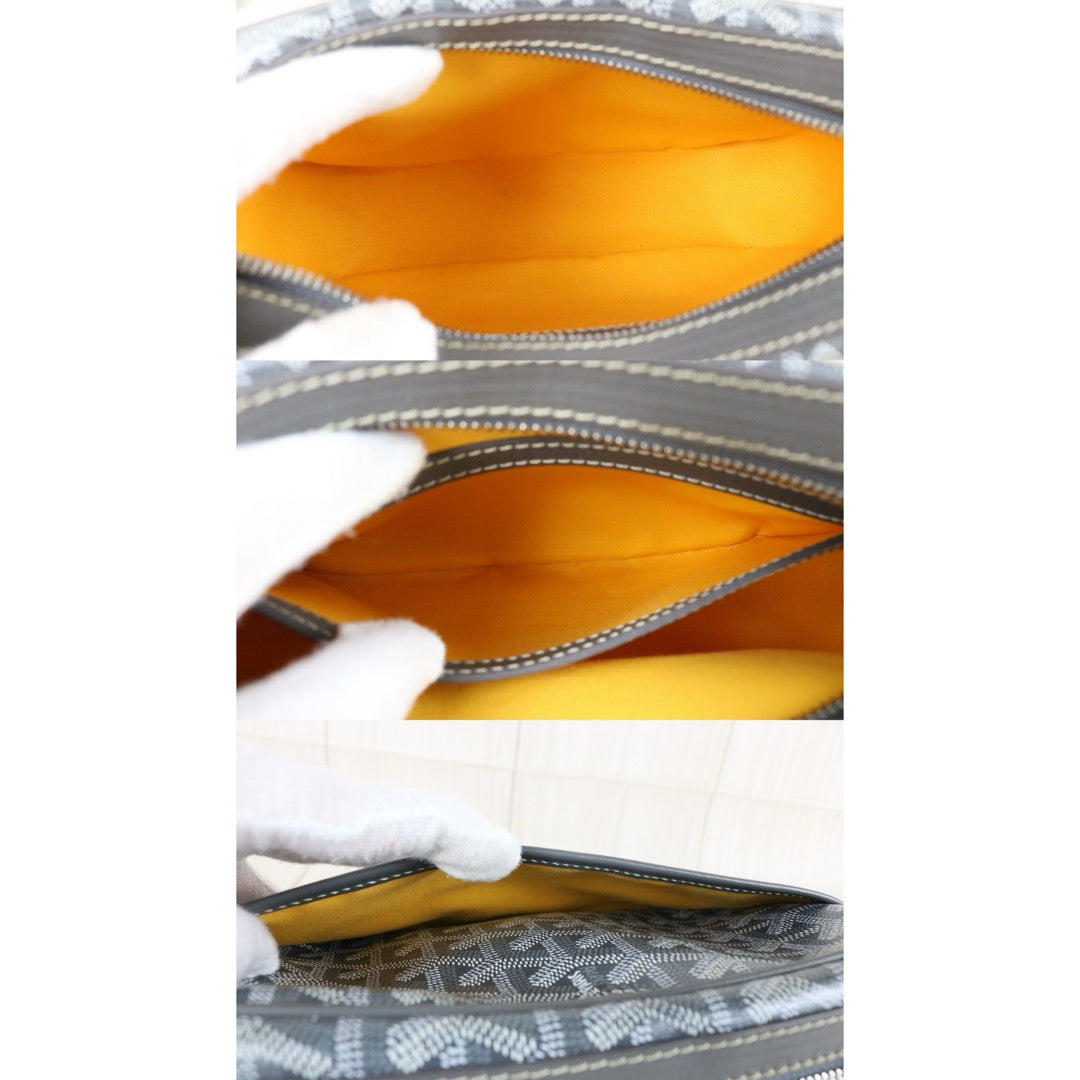 Include Entrupy Certificate of Authenticity｜Good ( Rank AB)｜ Goyard Cap-vert Camera Shoulder Bag Grey｜S26073114