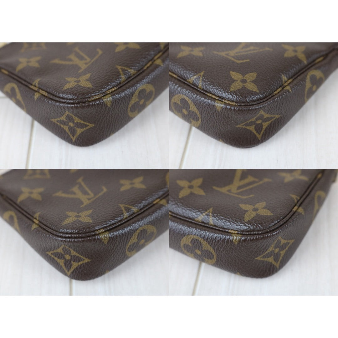 Include Entrupy Certificate of Authenticity｜Very Good ( Rank A) ｜ Louis Vuitton Monogram Mini Pochette Accessoire｜X26051711