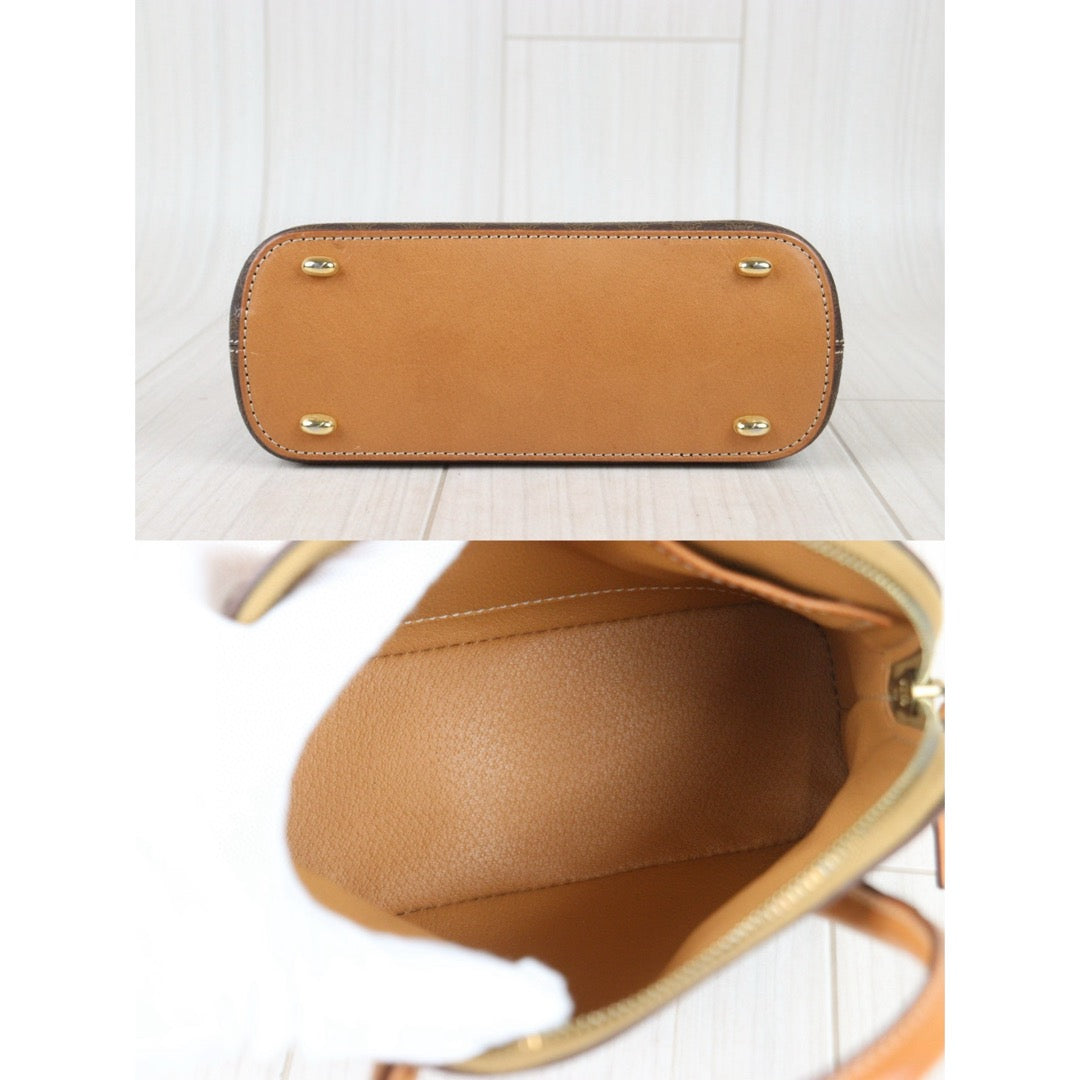 Very Good ( Rank A)｜ CELINE Macadam Bowling Bag Handbag With Shoulder Strap ｜24090515