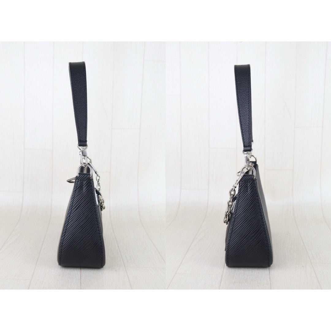 Include Entrupy Certificate of Authenticity｜Very Good ( Rank A)｜  Louis Vuitton Epi  Marellini Black ShoulderBag IC Chips Model｜S26051509