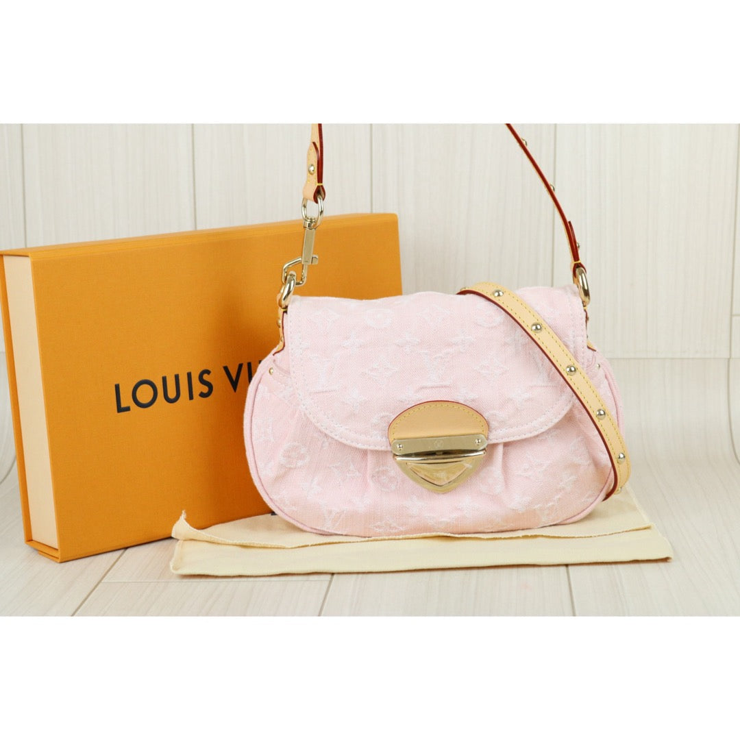 Include Entrupy Certificate of Authenticity｜Excellent（Rank SA）｜Louis Vuitton Monogram  Sunset Denim ShoulderBag  IC Chips Model｜X26090304