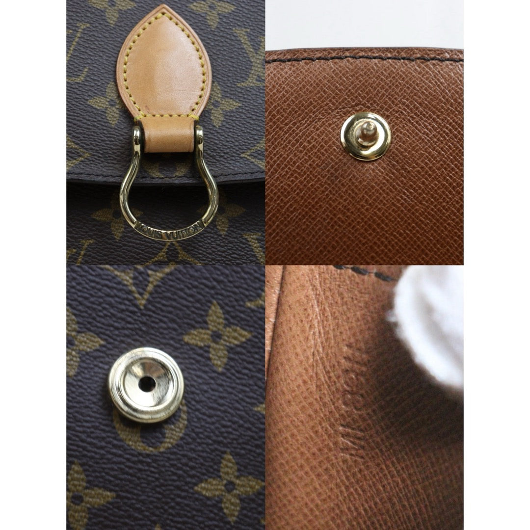 Include Entrupy Certificate of Authenticity｜Good ( Rank AB)｜ Louis Vuitton Monogram Saint Cloud MM Shoulder Bag ｜26062907