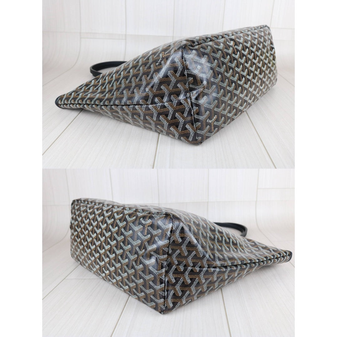 Excellent（Rank SA）｜ Goyard Saint-Louis PM Tote Bag Black｜S25111602