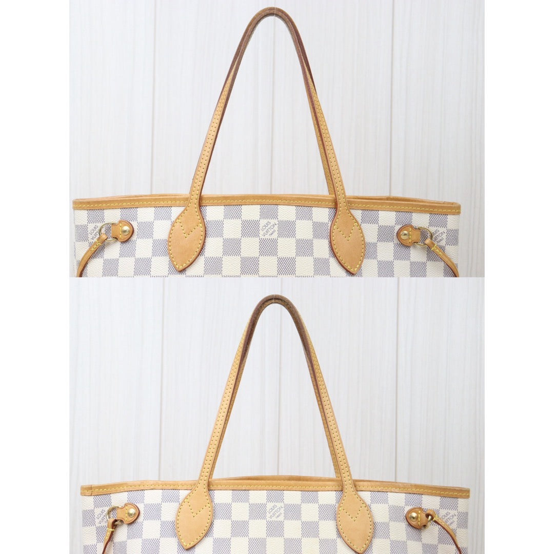 Rank AB ｜LV Damier Azur nevefull PM Shoulder Bag  With Pouch｜P24071107