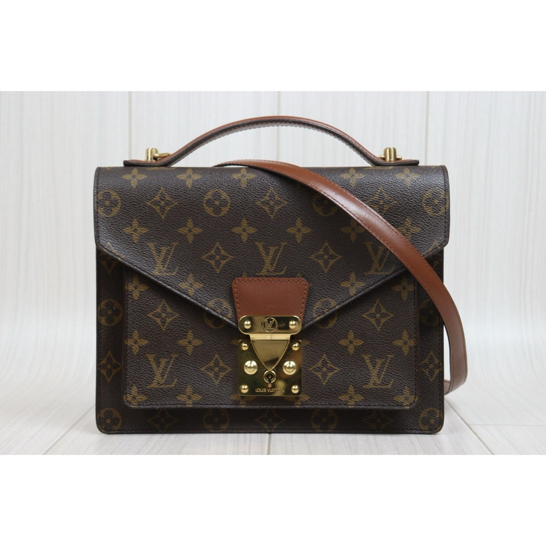 Include Entrupy Certificate of Authenticity｜Good ( Rank AB)｜  Louis Vuitton Monogram Monceau26 Shoulder Bag ｜26061810
