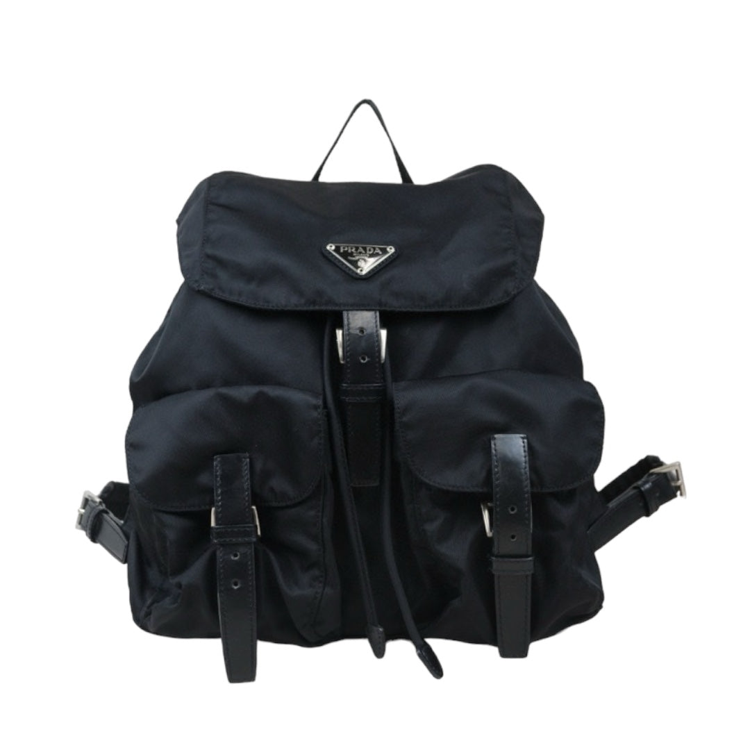 Rank AB｜Prada Nylon Backpack Medium Black｜V24071504