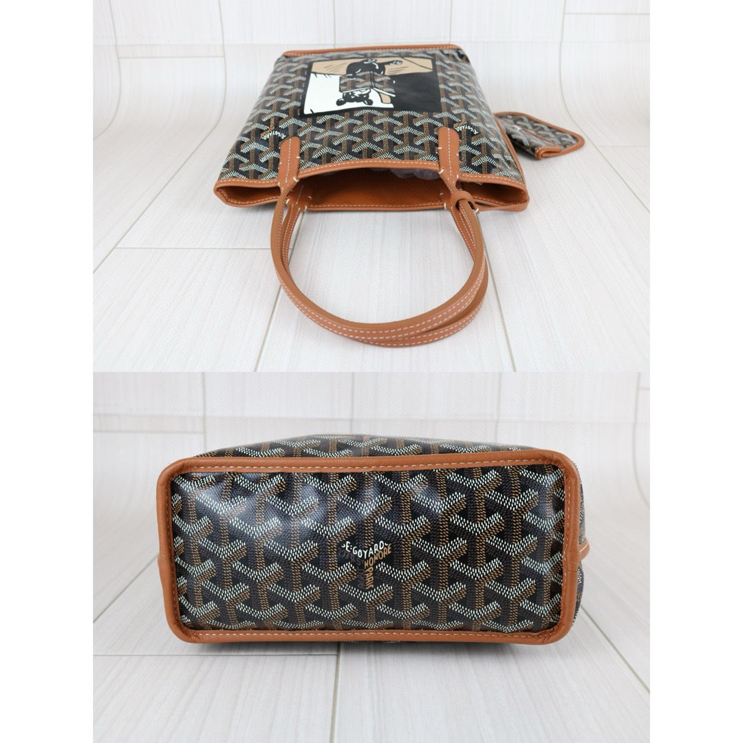 Very Good ( Rank A)｜ Goyard Anyone Mini Tote Bag Brown｜B25041503