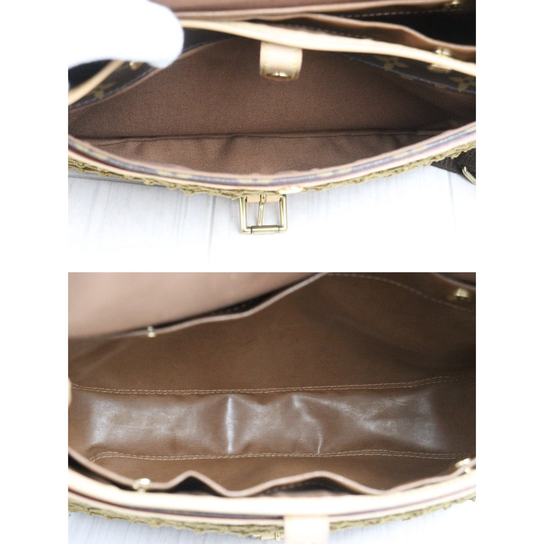 Include Entrupy Certificate of Authenticity｜Good ( Rank AB)｜Louis Vuitton Monogram Mesh Messenger ShoulderBag ｜26042817