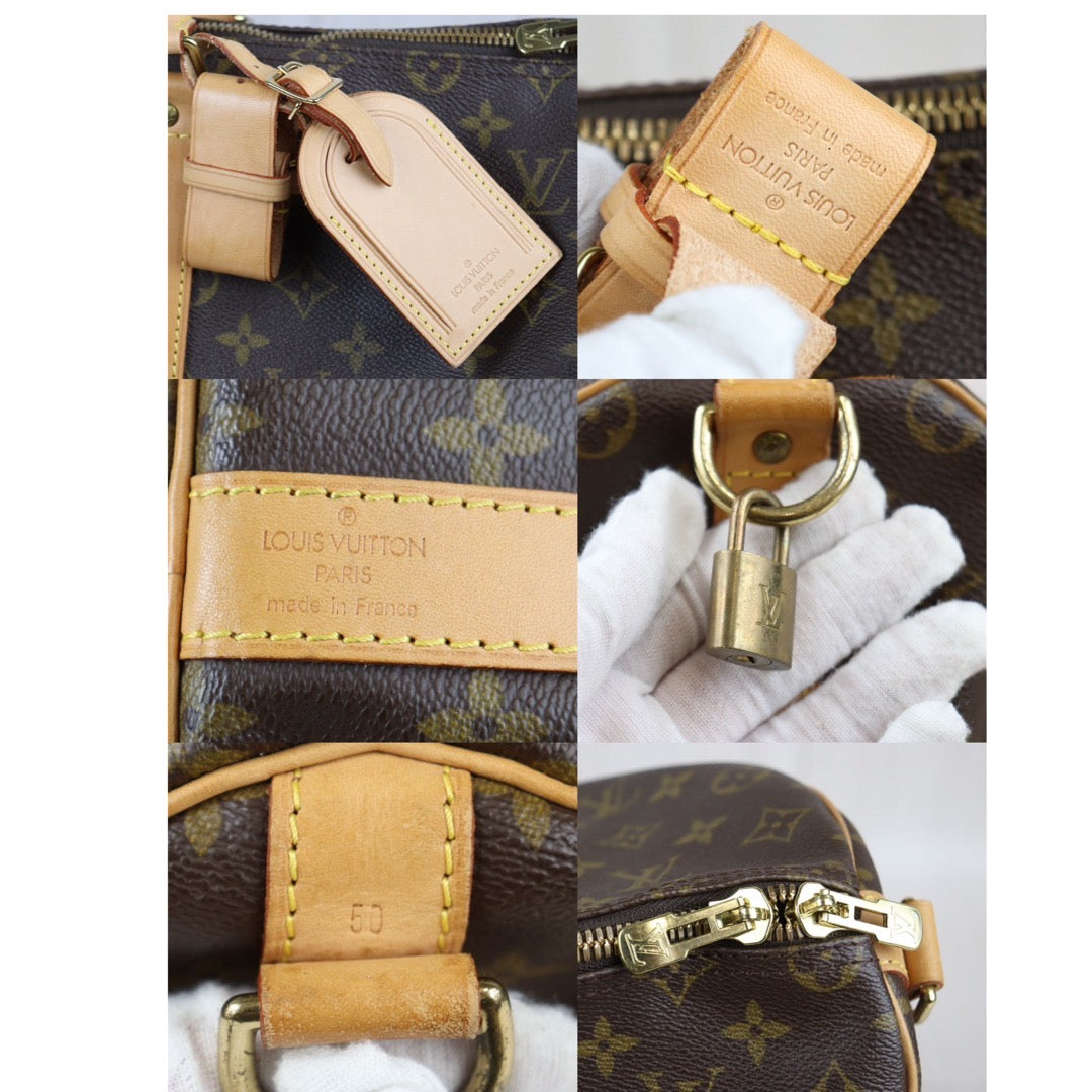 Rank AB｜ LV Monogram Keypol Bandrière 50 With Shoulderstrap｜24012502