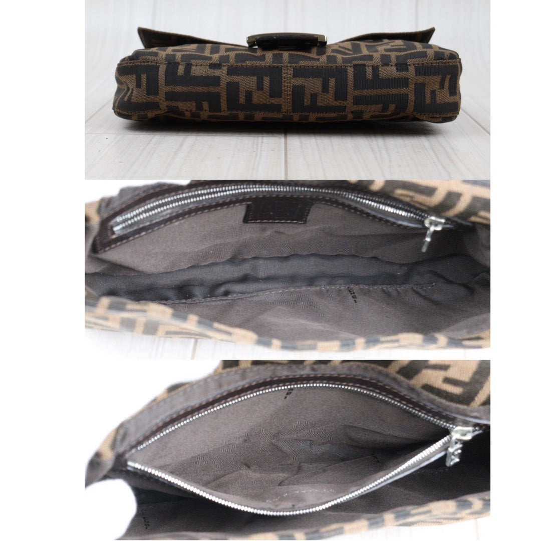Rank AB ｜ FENDI Zucca Mamma Baguette Shoulder Bag｜24032619