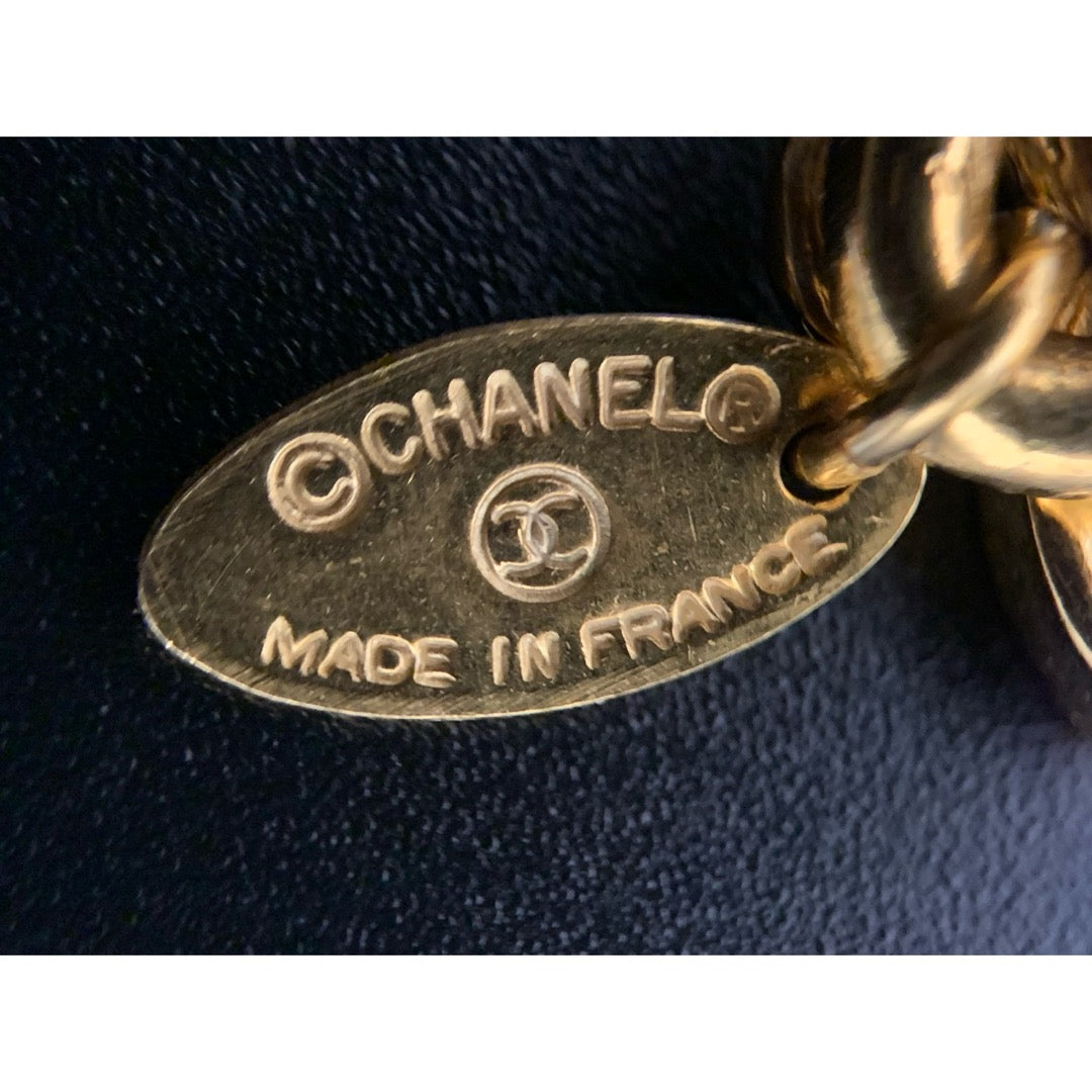 Excellent（Rank SA） ｜  CHANEL Vintage Coco Mark Gold Waist Chain｜25080702