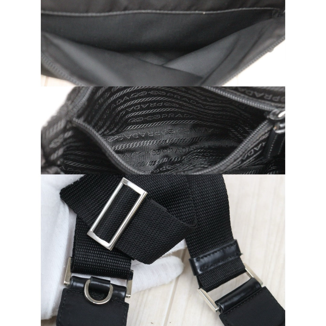 Good ( Rank AB)｜Prada Nylon ShoulderBag Black｜25051707