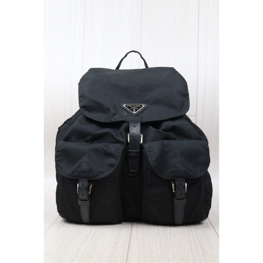 Fair ( Rank B )｜Prada Nylon Backpack Medium Black｜24061122