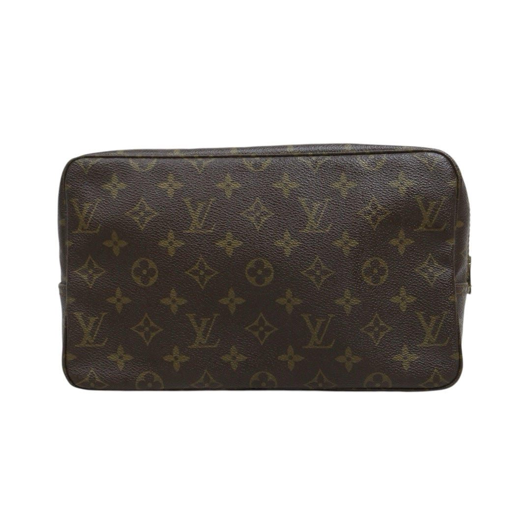Include Entrupy Certificate of Authenticity｜Good ( Rank AB)｜ Louis Vuitton Truth Toilet 28 Monogram Makeup Pouch｜26060402
