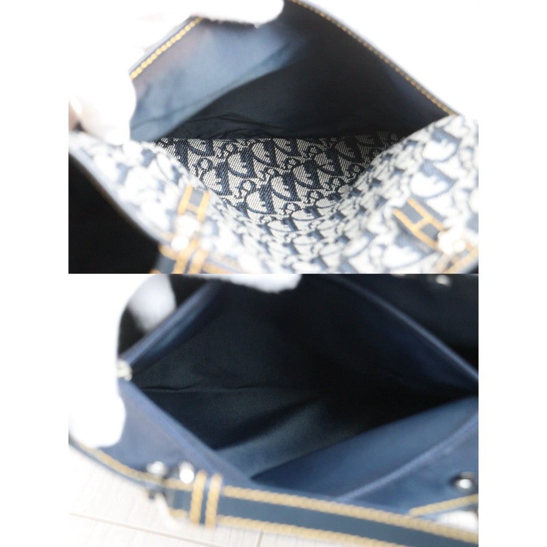 Very Good ( Rank A) ｜Dior Trotter Tote Bag Blue｜26020616