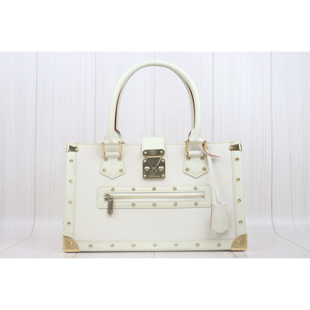 Good ( Rank AB)｜ LV Fabulo Suhari Studded Handbag White ｜Y25072903