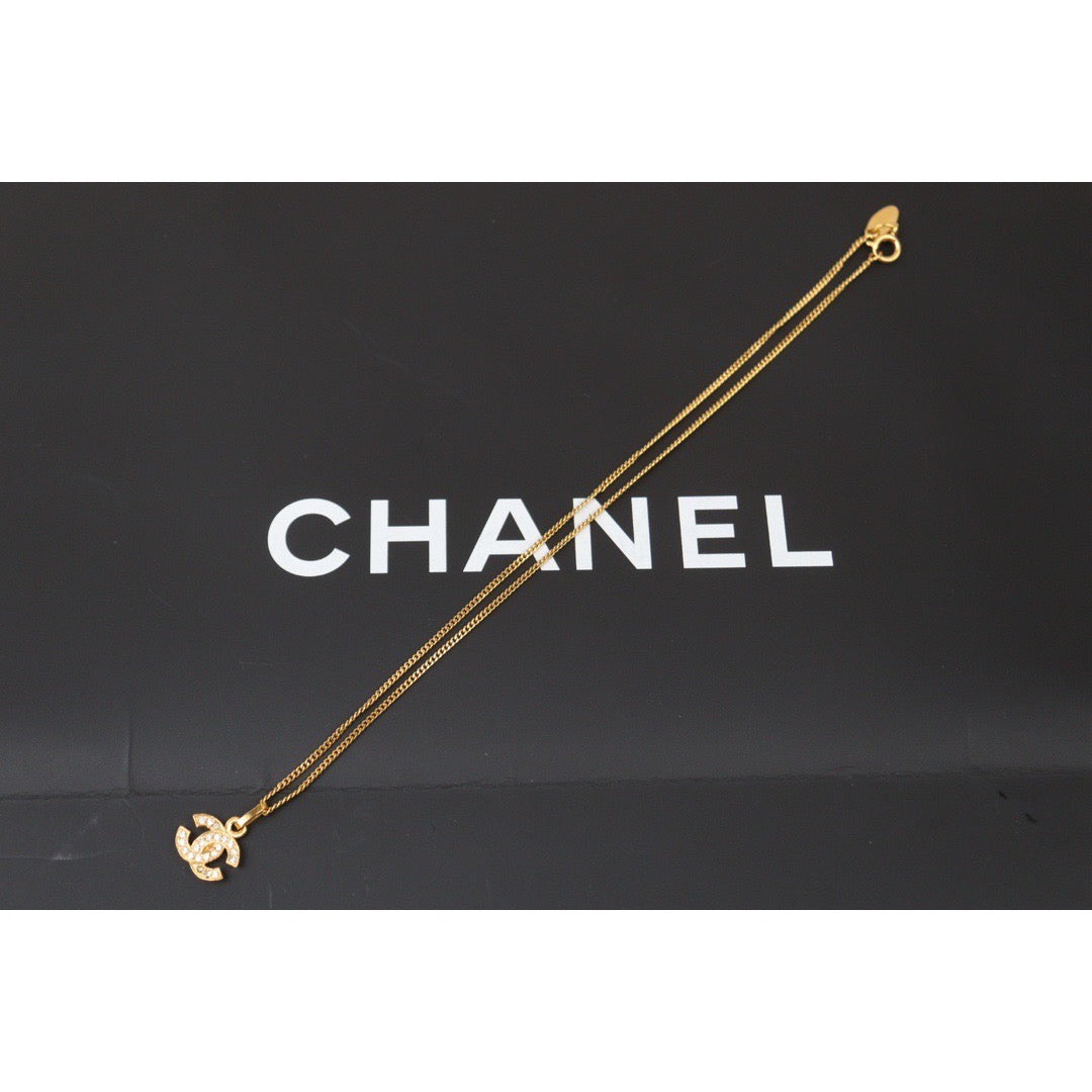 Rank AB ｜CHANEL COCO Mark Diamond Necklace  ｜24052323