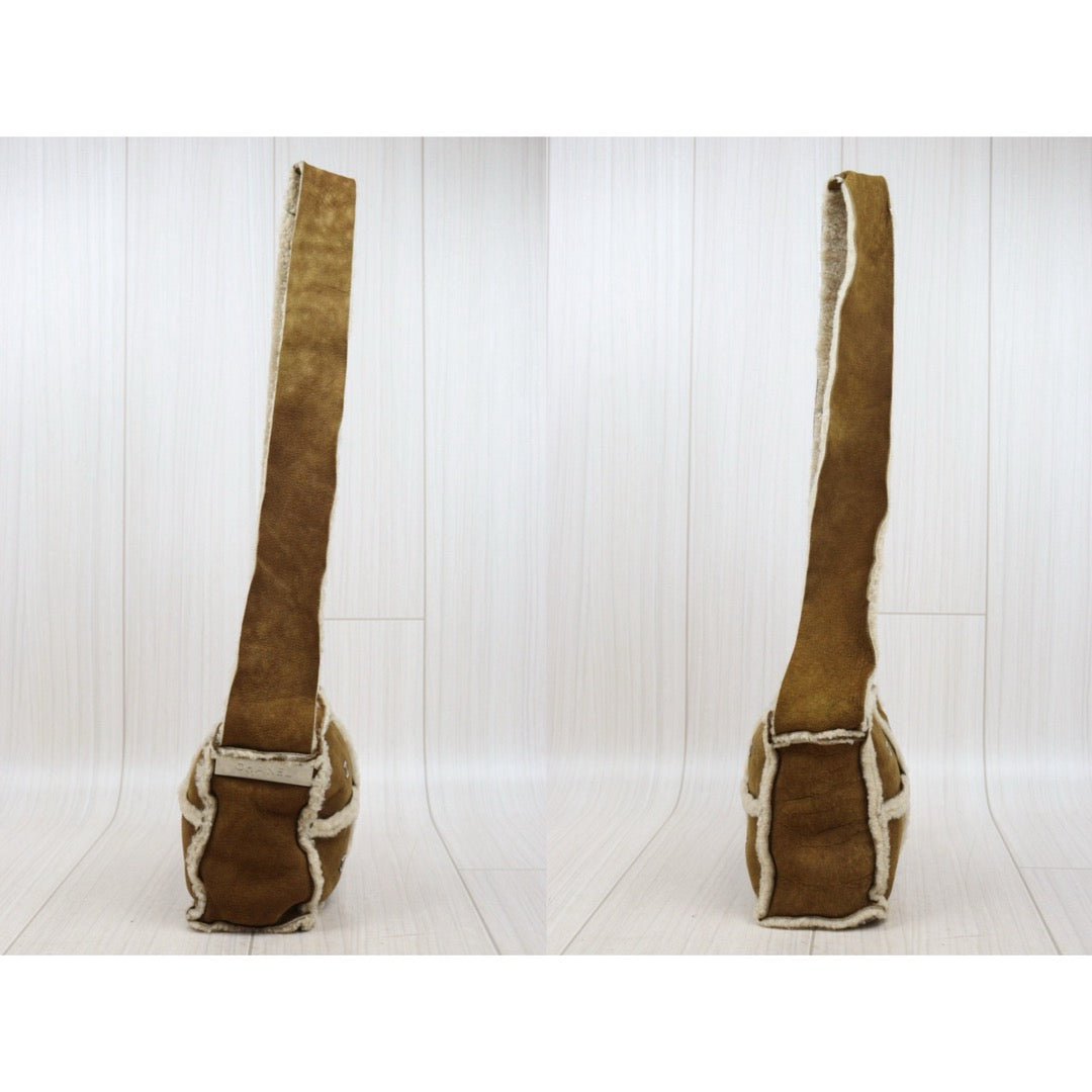 Good ( Rank AB)｜ CHANEL Suede Teddy Wool Shoulder Bag Brown Made In 2000-2002Year｜25082705