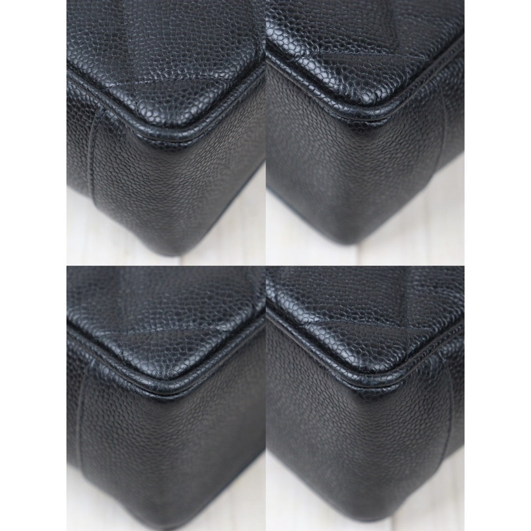 Good ( Rank AB)｜CHANEL Vintage Caviar Skin Black ShoulderBag｜P24071105