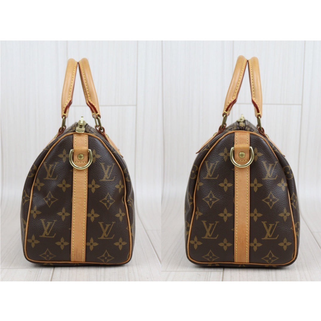 Rank AB ｜ LV Monogram Speedy 25 With Shoulder Strap｜23112714