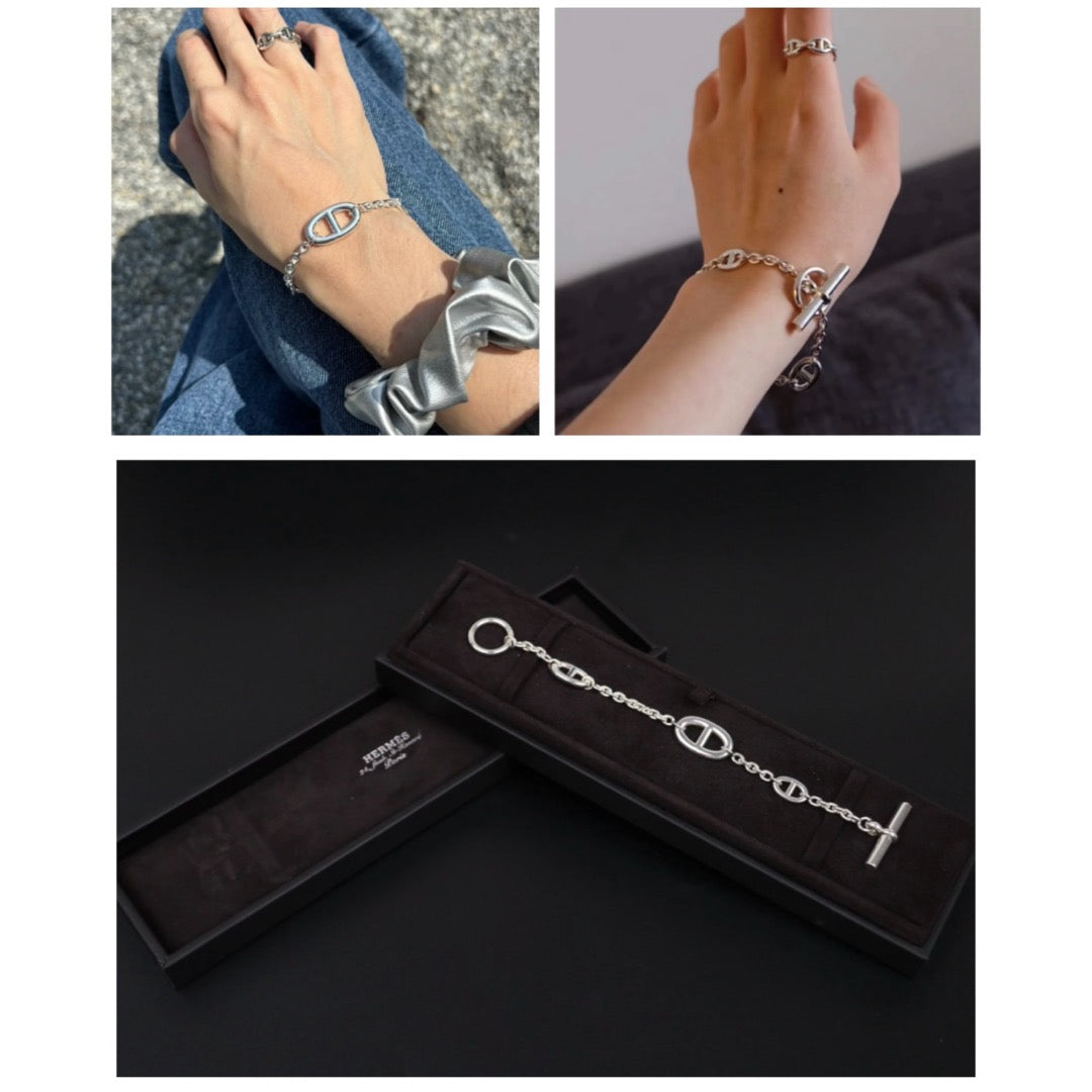 Very Good ( Rank A) ｜ HERMES Farandole Bracelet Silver 925｜V25052507
