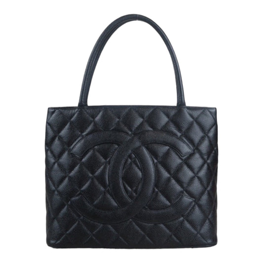 Rank A｜ CHANEL Caviar Skin Leather Calf Leather Tote Bag｜23090920