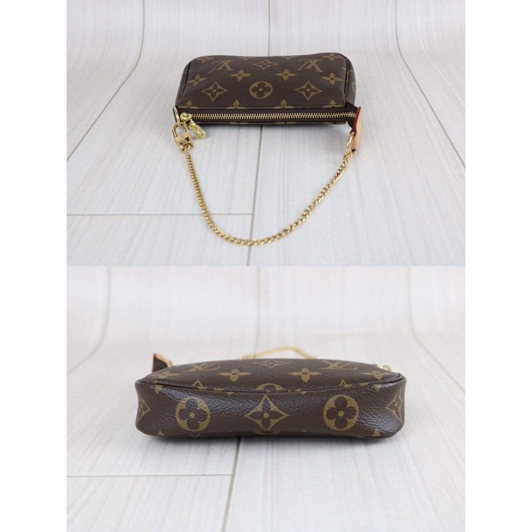 Include Entrupy Certificate of Authenticity｜Very Good ( Rank A) ｜ Louis Vuitton Monogram Mini Pochette Accessoire｜X26051806